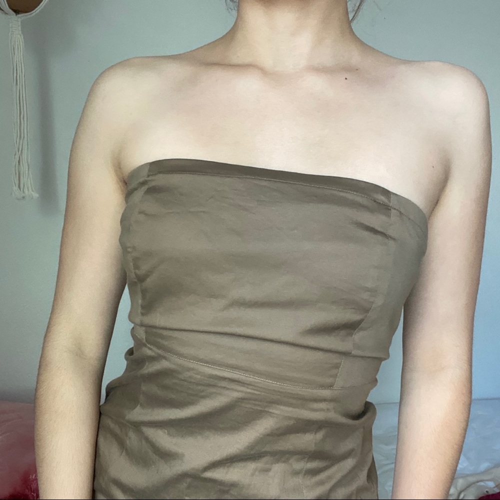 old navy brown bodycon dress